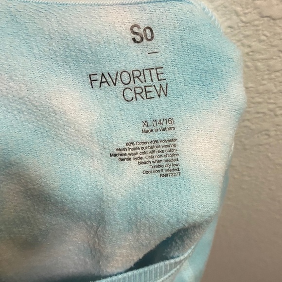 🆕 Blue & Pink Tie Dye Sweatshirt - Picture 6 of 6